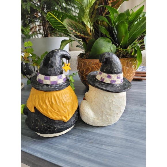 Hand Carved Halloween ghost witch bat bundle - Picture 4 of 5